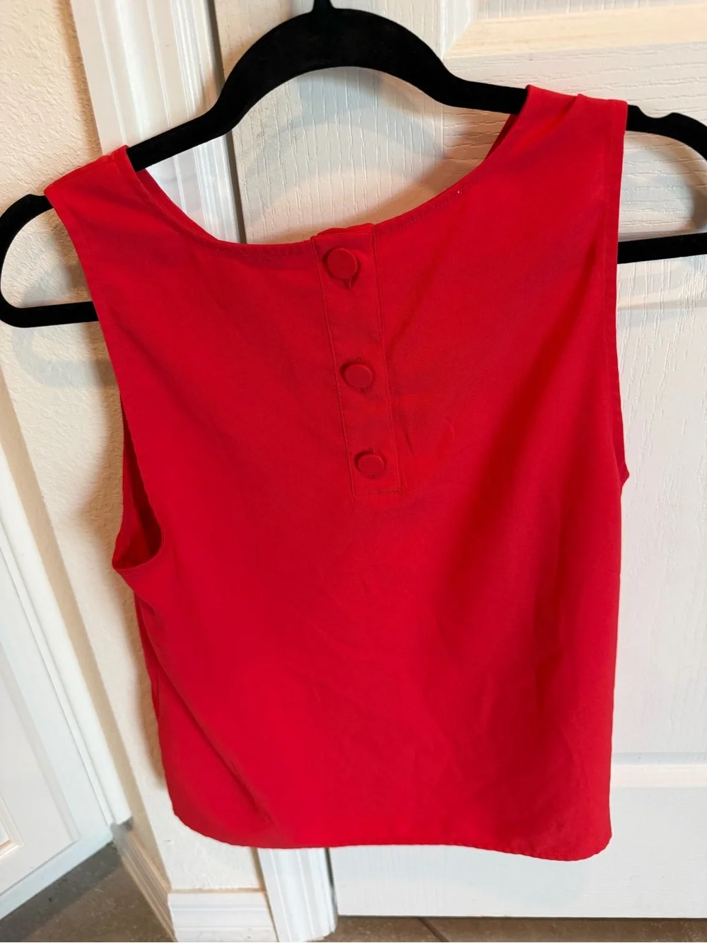 J. Crew Red Sleeveless Crewneck Camisole